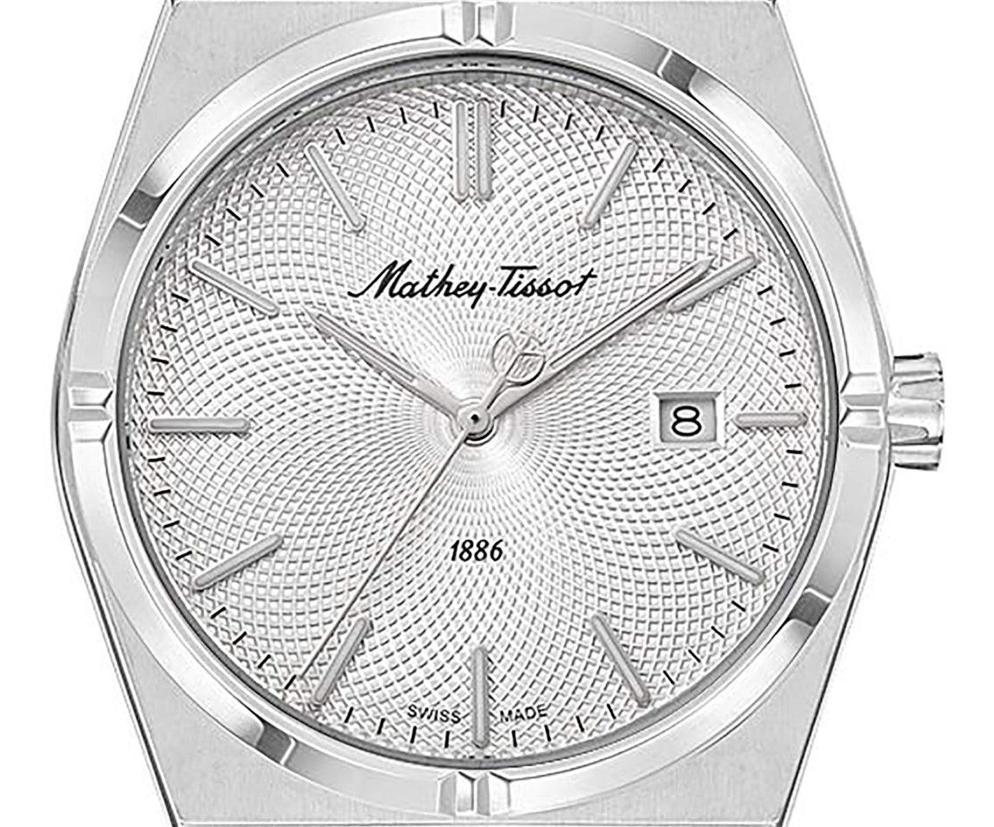 Mathey-Tissot Zeus Stainless Steel Silver Dial Quartz H118AS Men's Watch