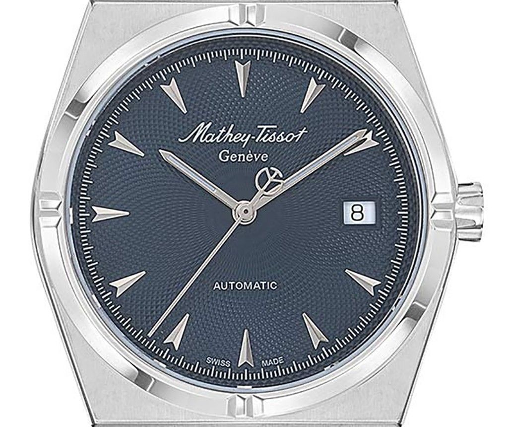 Mathey-Tissot Zeus Stainless Steel Blue Dial Quartz H118ATABU Men's Watch