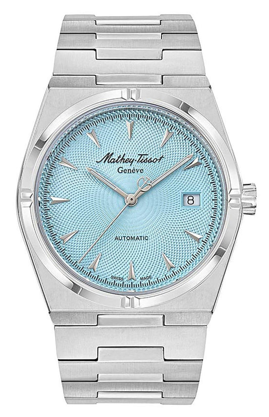 Mathey-Tissot Zeus Stainless Steel Blue Dial Automatic H118ATSK Men's Watch