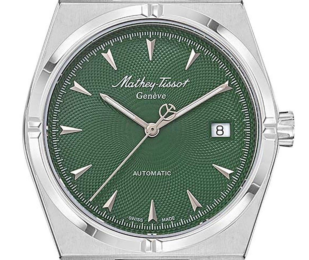 Mathey-Tissot Zeus Stainless Steel Green Dial Automatic H118ATV Men's Watch