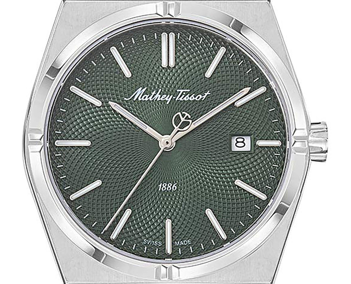 Mathey-Tissot Zeus Stainless Steel Green Dial Quartz H118AV Men's Watch