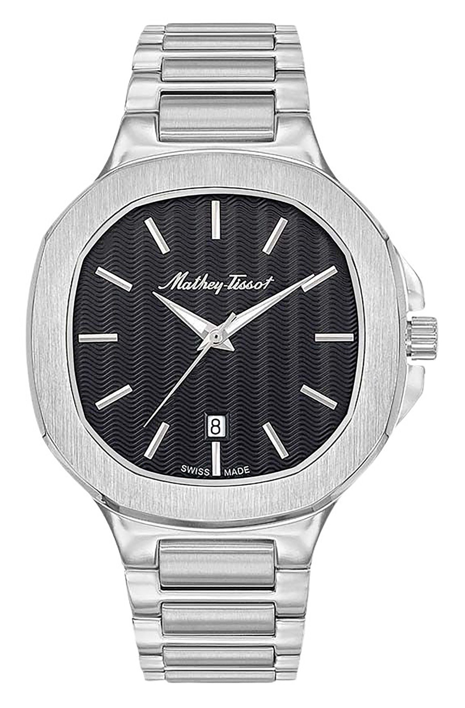 Mathey-Tissot Evasion Stainless Steel Black Dial Quartz H152AN Men's Watch