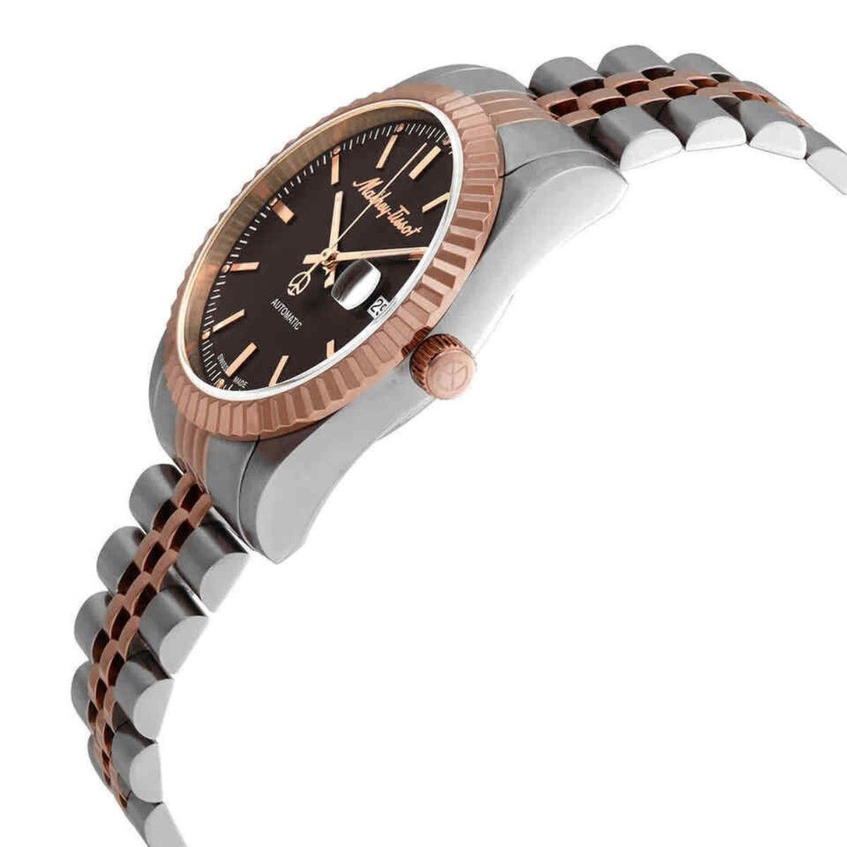Mathey-Tissot Mathy III Automatic Two Tone Stainless Steel Brown Dial H1810ATRN Men's Watch