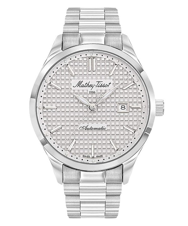 Mathey-Tissot Urban Stainless Steel Silver Dial Automatic H411ATAS Men's Watch