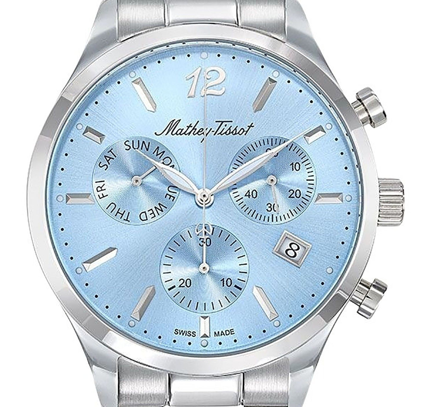 Mathey-Tissot Urban Chrono Stainless Steel Blue Dial Quartz H411CHASKY Men's Watch
