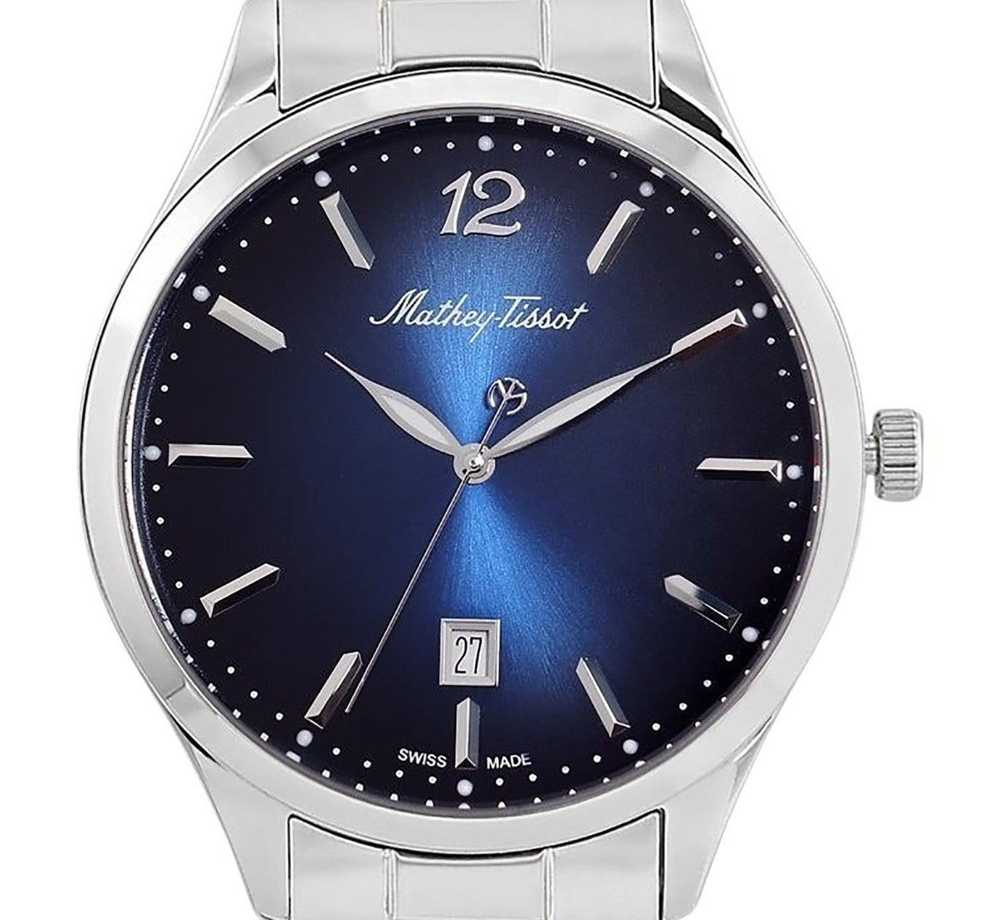 Mathey-Tissot Urban Metal Blue Dial Quartz H411MABU Men's Watch