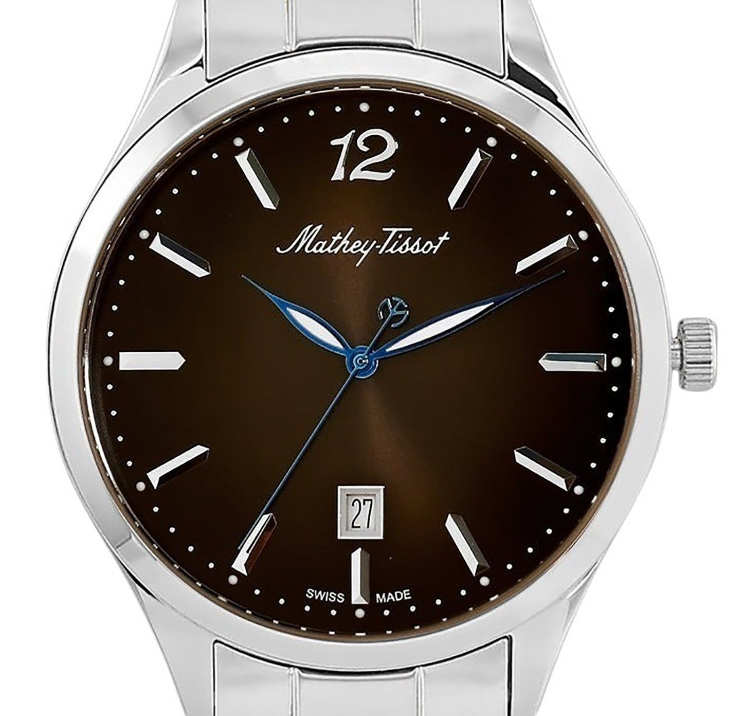 Mathey-Tissot Urban Metal Black Dial Quartz H411MAN Men's Watch
