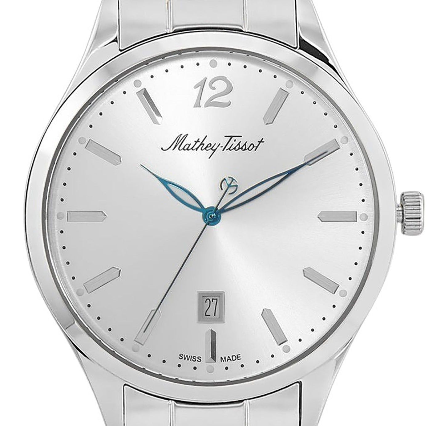 Mathey-Tissot Urban Metal Silver Dial Quartz H411MAS Men's Watch