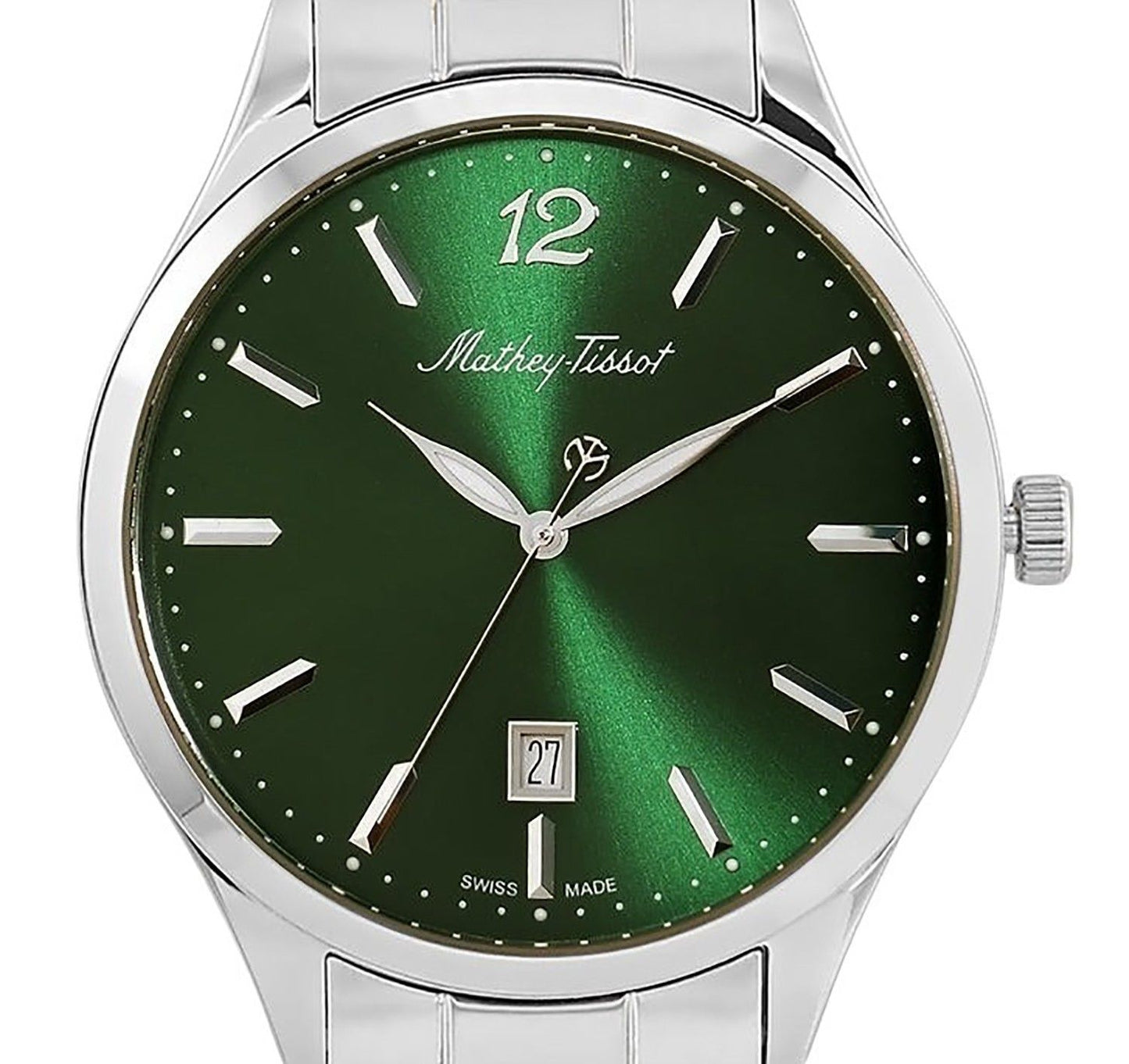 Mathey-Tissot Urban Metal Green Dial Quartz H411MAV Men's Watch