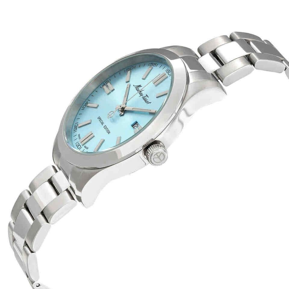 Mathey-Tissot Mathy I Jumbo Special Edition Stainless Steel Blue Dial Quartz H455SK Men's Watch