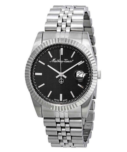 Mathey-Tissot Mathy III Stainless Steel Black Dial Quartz H810AN Men's Watch