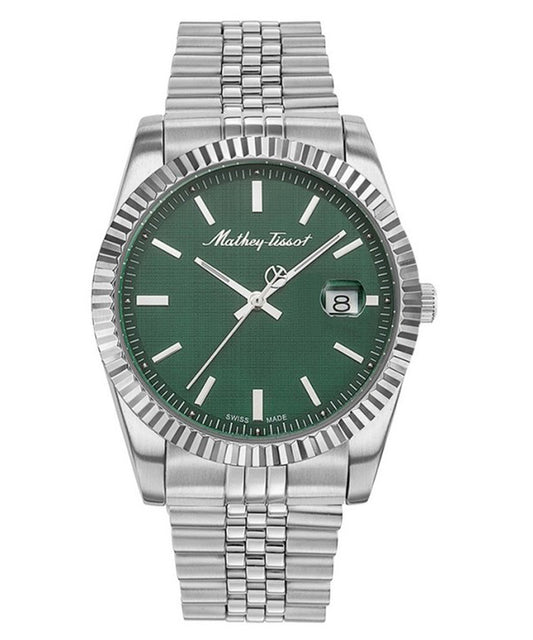 Mathey-Tissot Mathy III Stainless Steel Green Dial Quartz H810AV Men's Watch