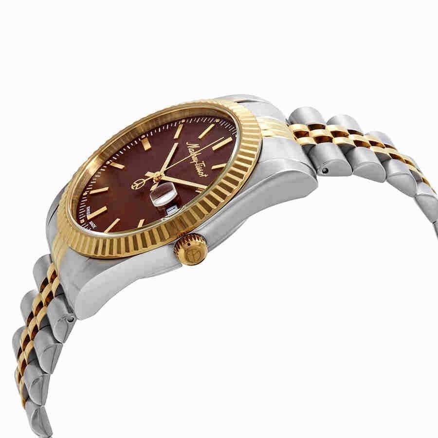 Mathey-Tissot Rolly III Two Tone Stainless Steel Brown Dial Quartz H810BM Men's Watch
