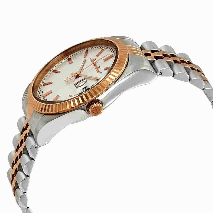 Mathey-Tissot Mathy III Two Tone Stainless Steel White Dial Quartz H810RA Men's Watch