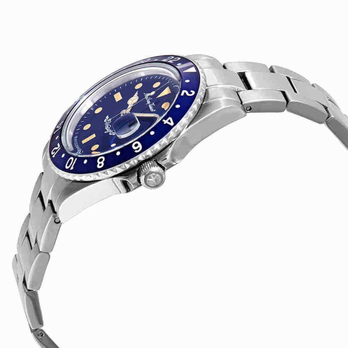 Mathey-Tissot Mathy Vintage Automatic Stainless Steel Blue Dial H900ATBU Men's Watch