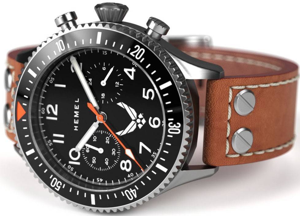 Hemel USAF Special Edition Misson Objectives Black With Super-LumiNova C3 Dial Quartz HFUSAF1-03 100M Men's Watch