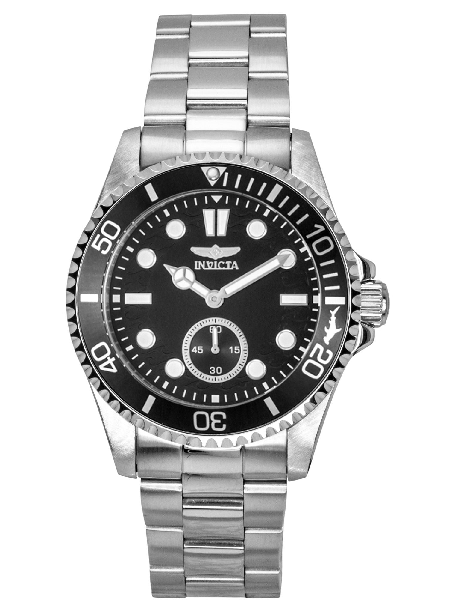 Invicta Pro Diver Stainless Steel Black Dial Quartz 49421 100M Men's Watch