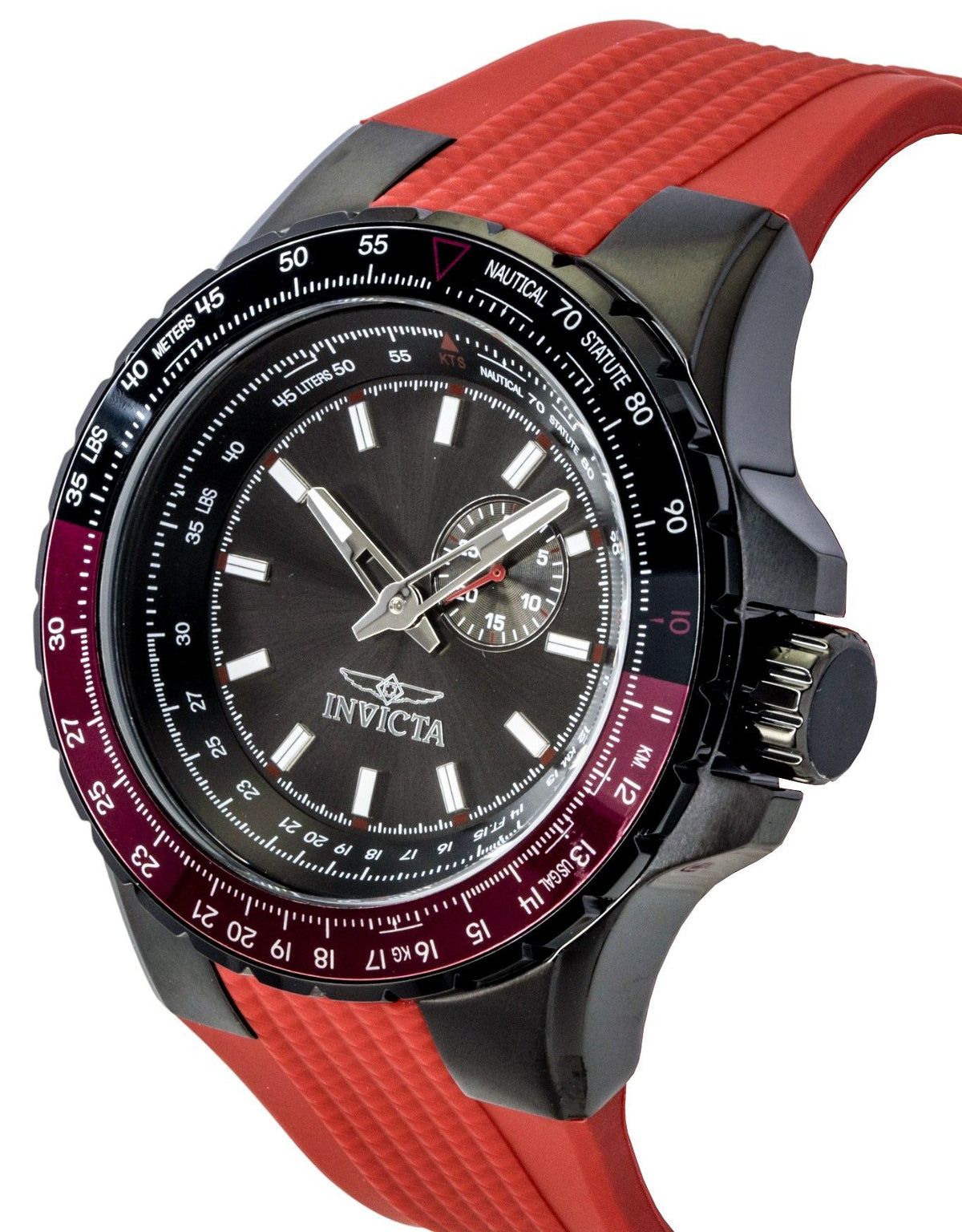 Invicta Aviator Gunmetal Rouge