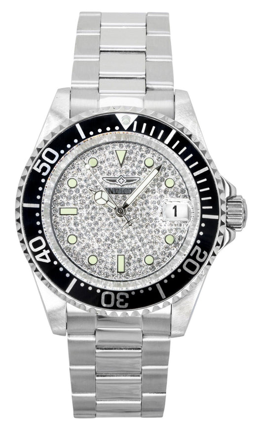 Invicta Pro Diver Stainless Steel Silver Dial Automatic Diver's 50278 200M Men's Watch