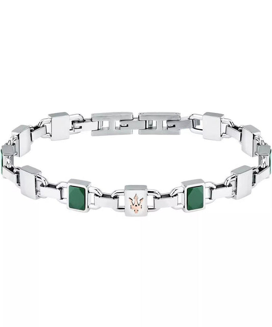 Maserati Steel And Ceramic Bracelet JM424ATZ43 For Men