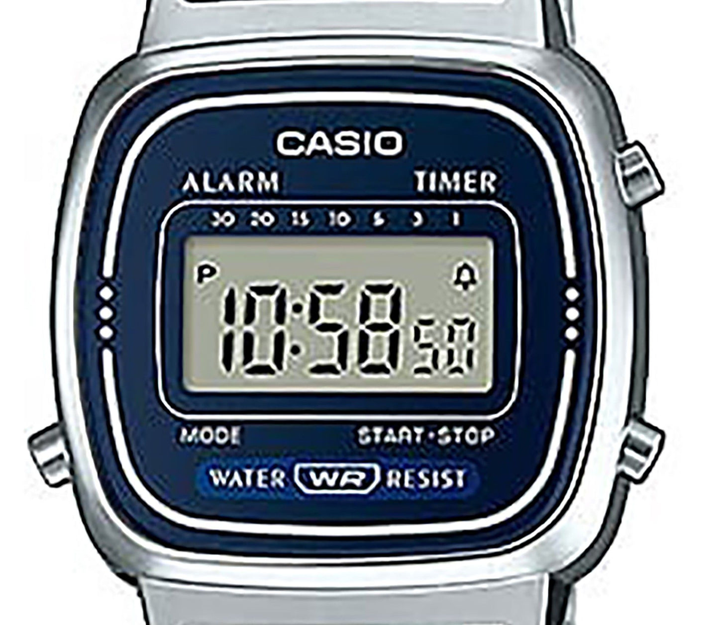 Casio Alarm Digital LA-670WA-2D LA670WA-2D Women's Watch