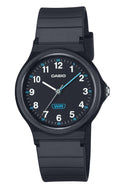 Casio Pop Analog Black Bio Based Resin Strap Black Dial Quartz LQ-24B-1B Women's Watch