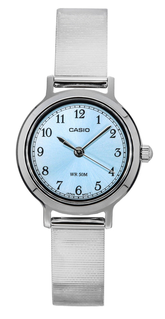 Casio Standard Analog Stainless Steel Blue Dial Quartz LTP-B170D-2BV Women's Watch