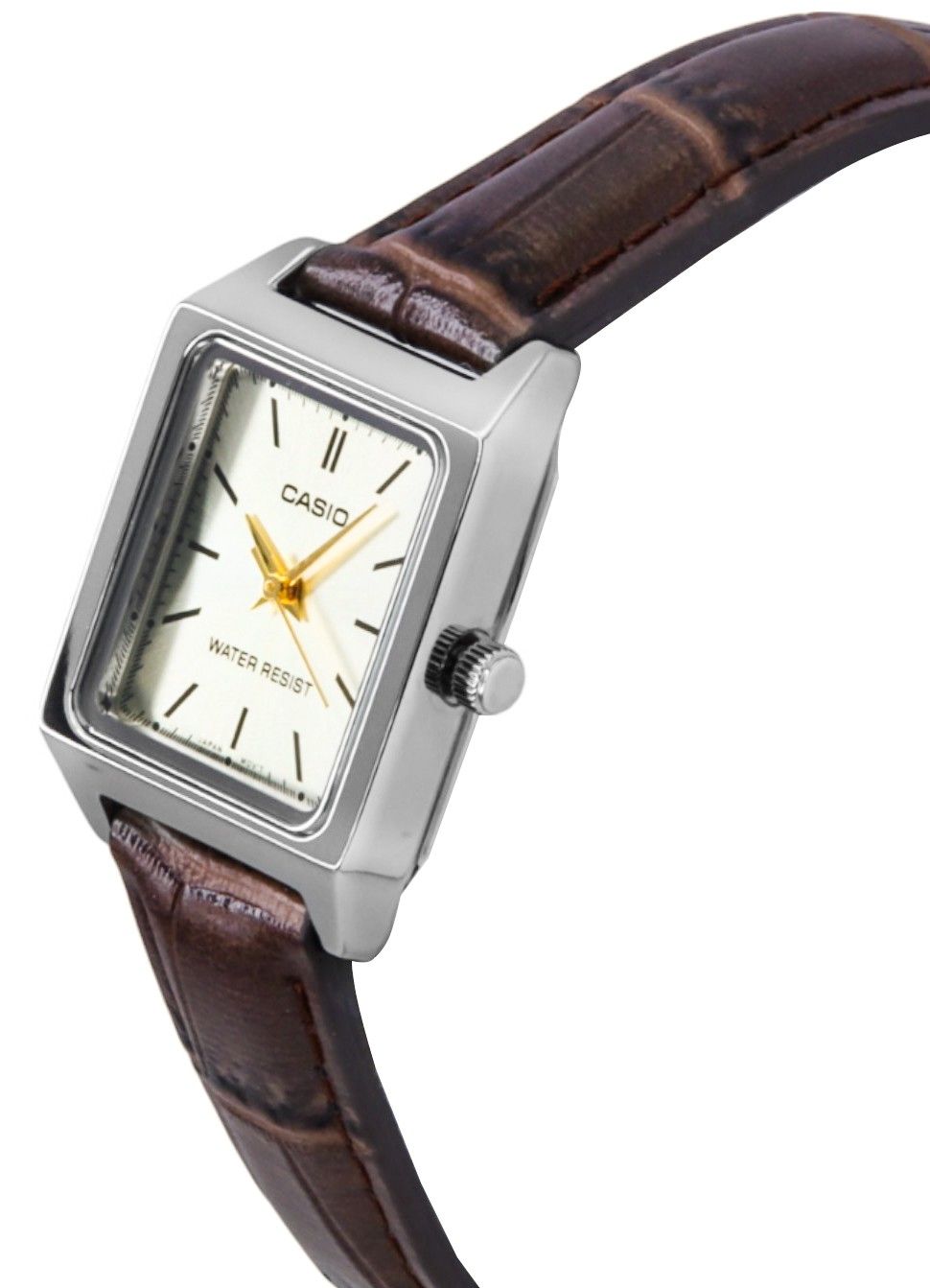 Casio Standard Analog Leather Strap Ivory Dial Quartz LTP-V007L-9E Women's Watch