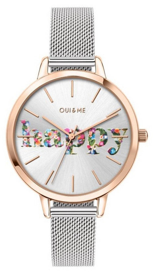 Oui & Me Grande Amourette Silver Dial Stainless Steel Quartz ME010029 Women's Watch