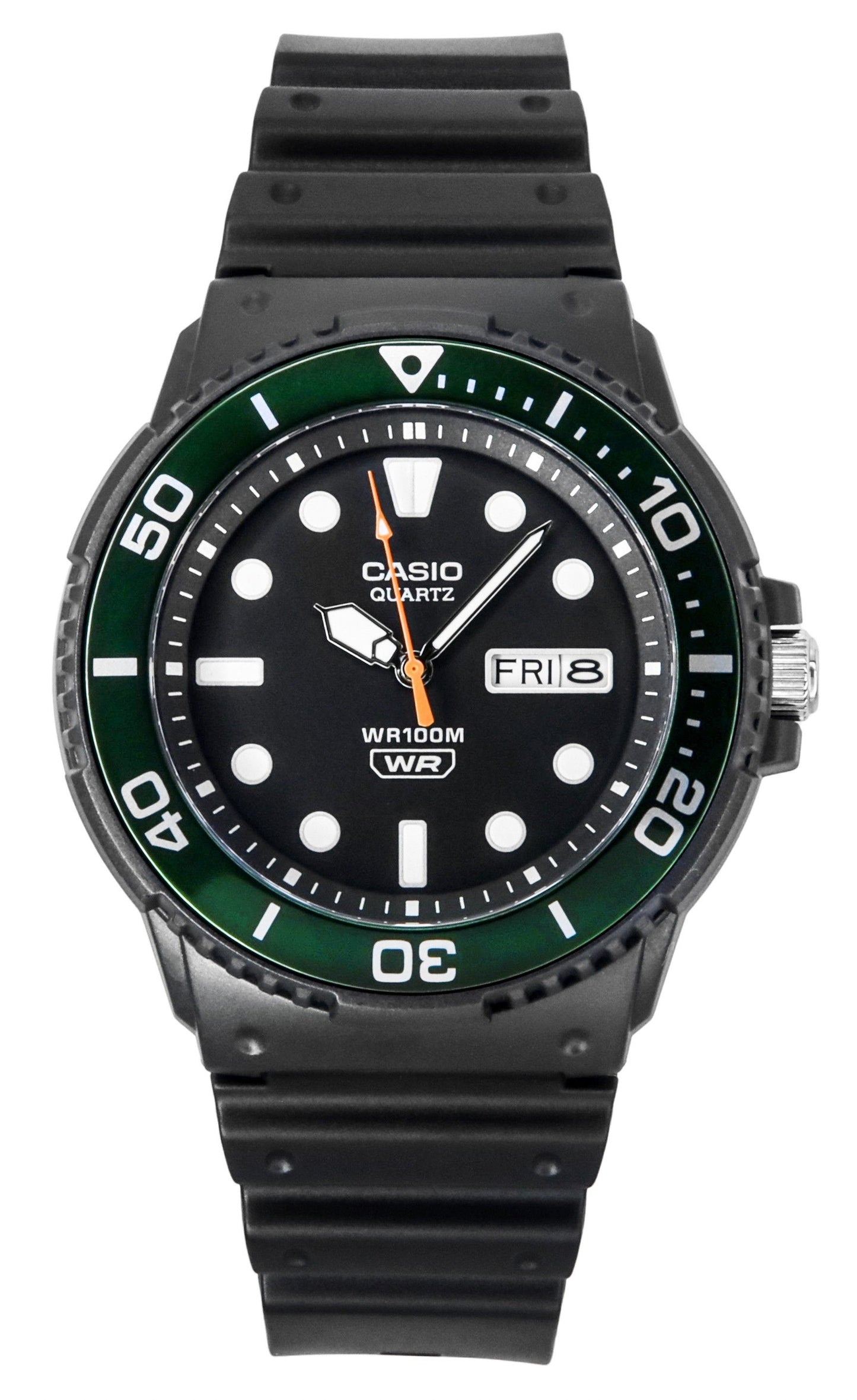 Casio Standard Analog Resin Strap Black Dial Quartz MRW-230H-1E3V 100M Men's Watch