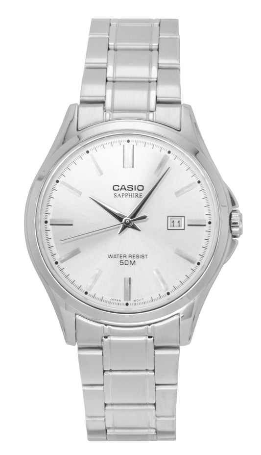 Casio Standard Analog Stainless Steel Silver Dial Quartz MTS-115D-7AV Men's Watch