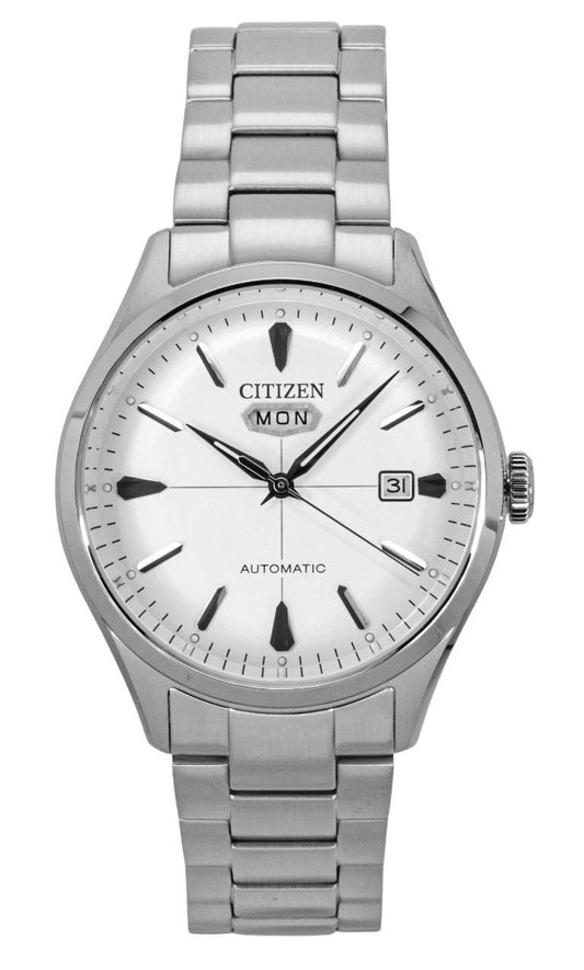 Citizen C7 Stainless Steel White Dial Automatic NH8391-51A Men's Watch