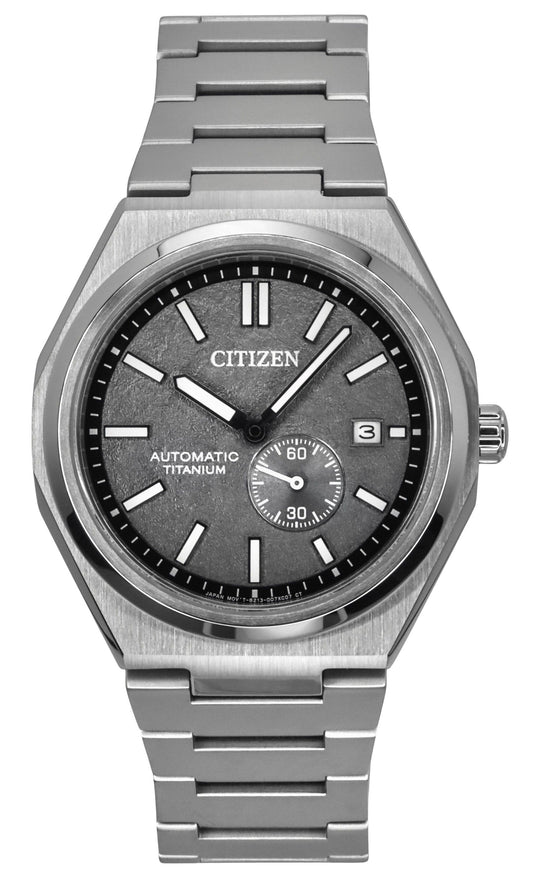 Citizen Zenshin Super Titanium Grey Dial Automatic NJ0180-80H 100M Men's Watch