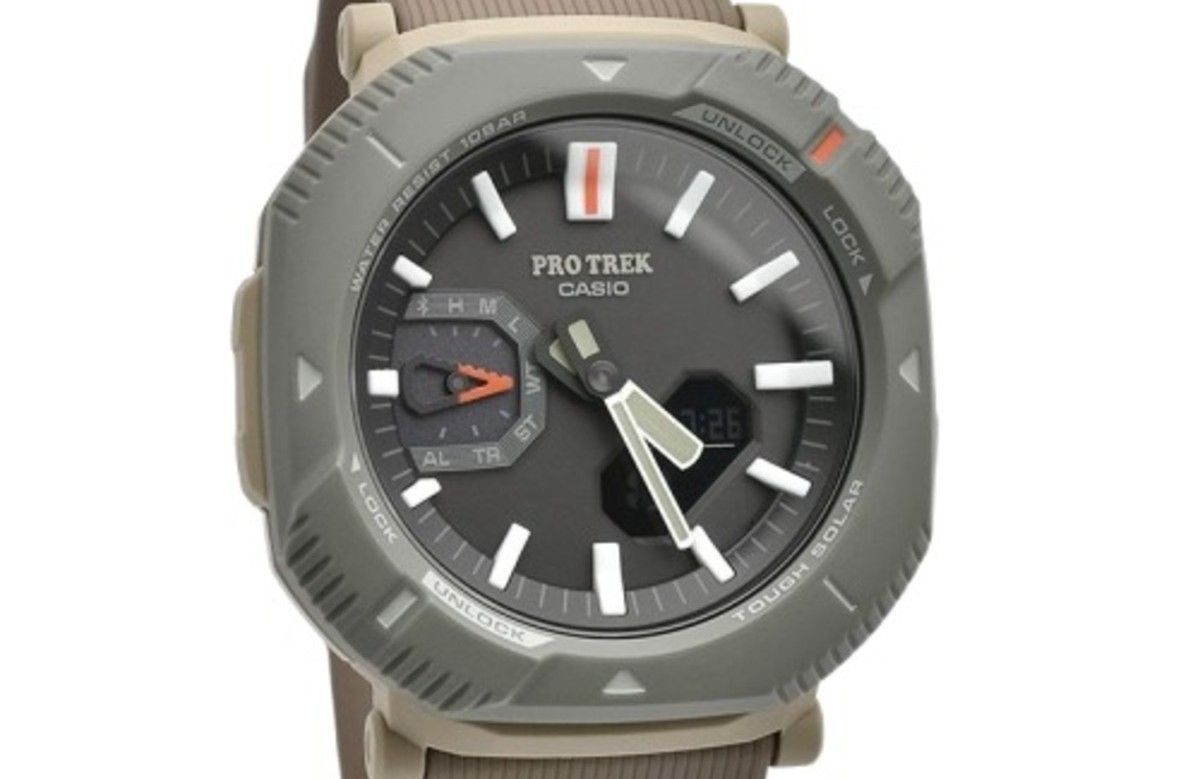 Casio Pro Trek Analog Digital Smartphone Link Grey Dial Tough Solar PRJ-B001-5 100M Unisex Watch