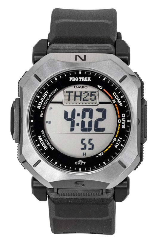 Casio Pro Trek Digital Radio-Controlled Rubber Strap Solar PRW-69Y-1 100M Men's Watch