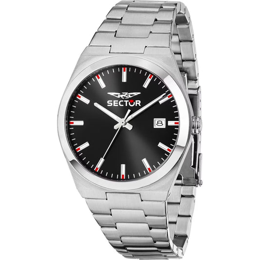 Sector C300 Stainless Steel Black Dial Quartz R3253301001 Men's Watch