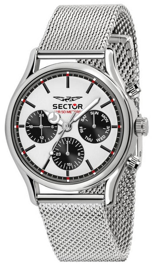 Sector 660 White Silver Dial Stainless Steel Quartz R3253517008 Men's Watch