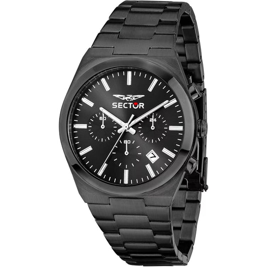 Sector C300 Chronograph Stainless Steel Black Dial Quartz R3273301005 Men's Watch