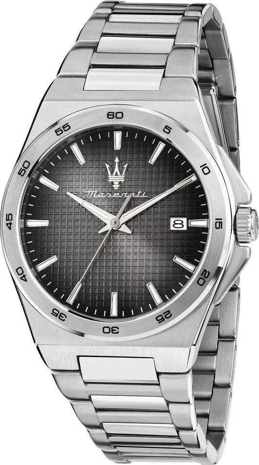 Maserati Velocita Stainless Steel Black Dial Quartz R8853153004 Men's Watch