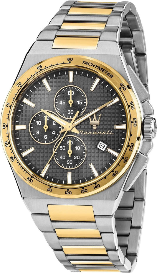Maserati Velocita Chronograph Stainless Steel Grey Dial Quartz R8873653002 Men's Watch