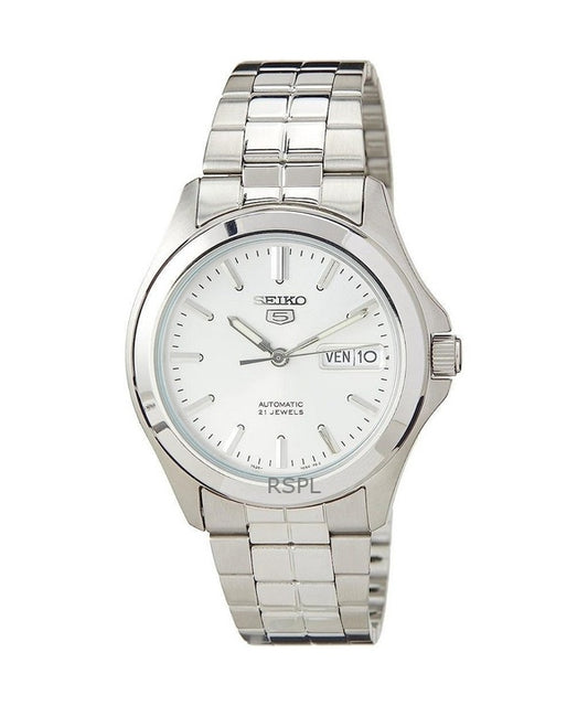 Refurbished Seiko 5 Silver Dial Automatic 21 Jewels SNKK87K1 Men's Watch