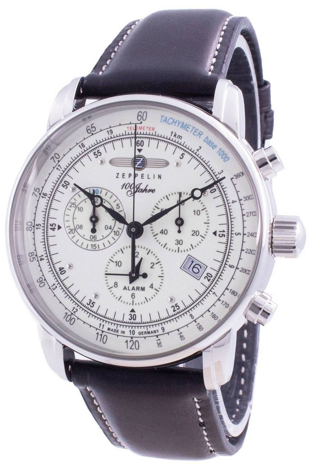 Refurbished Zeppelin 100 Jahre 8680-3 86803 Quartz Men's Watch