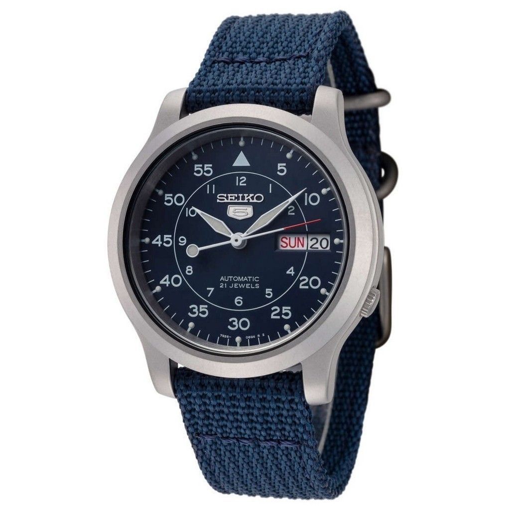 Refurbished Seiko 5 Military Automatic Nylon Strap SNK807K2 Men's Watch