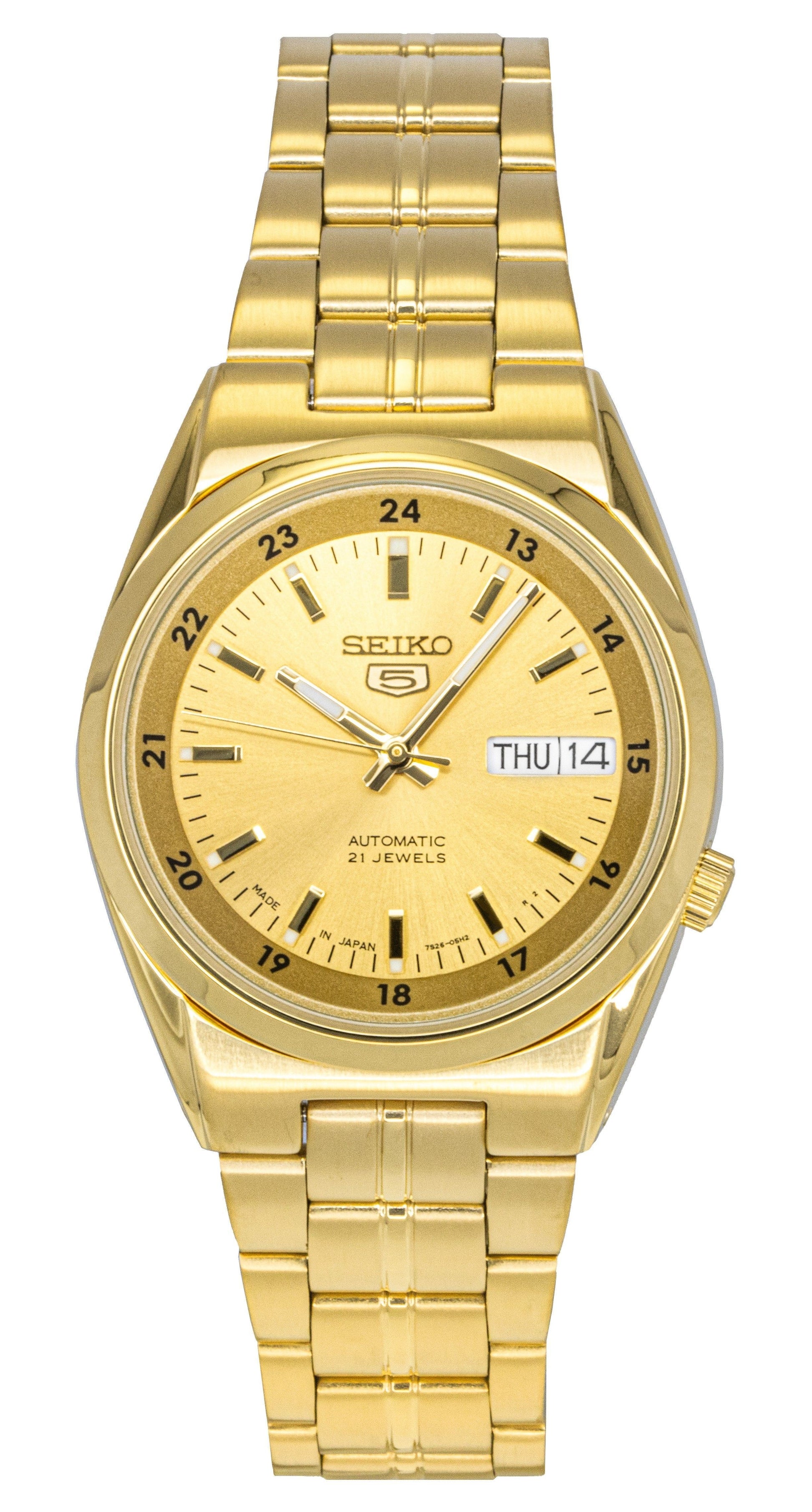 Refurbished Seiko 5 Automatic 21 Jewels Japan Made SNK574 SNK574J1 SNK574J Men's Watch