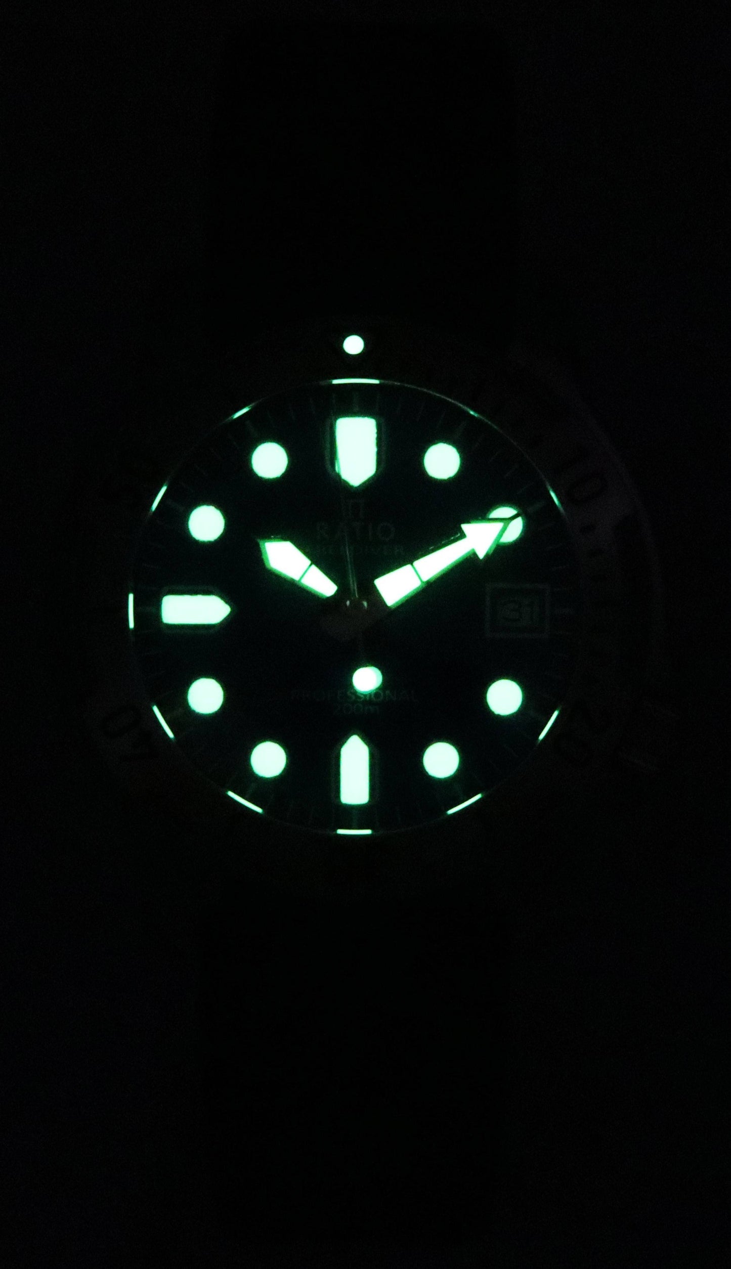 Ratio FreeDiver Professional Sapphire Blue Sunray Dial Quartz RTF023 200M Men's Watch
