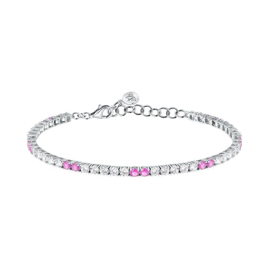 Morellato Tesori Bracelet With White And Pink Stones SAIW227 For Women