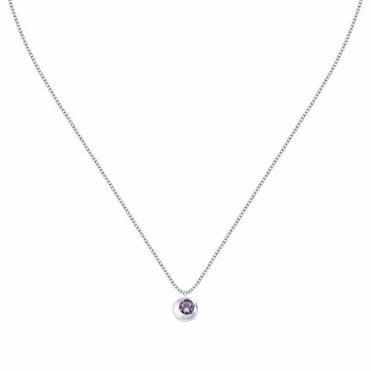 Morellato Tesori Eterni Necklace With Purple Stone SAXN07 For Women