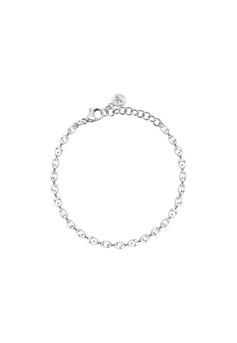 Morellato Intrecci Silver Tone Steel Bracelet SAZC15 For Women