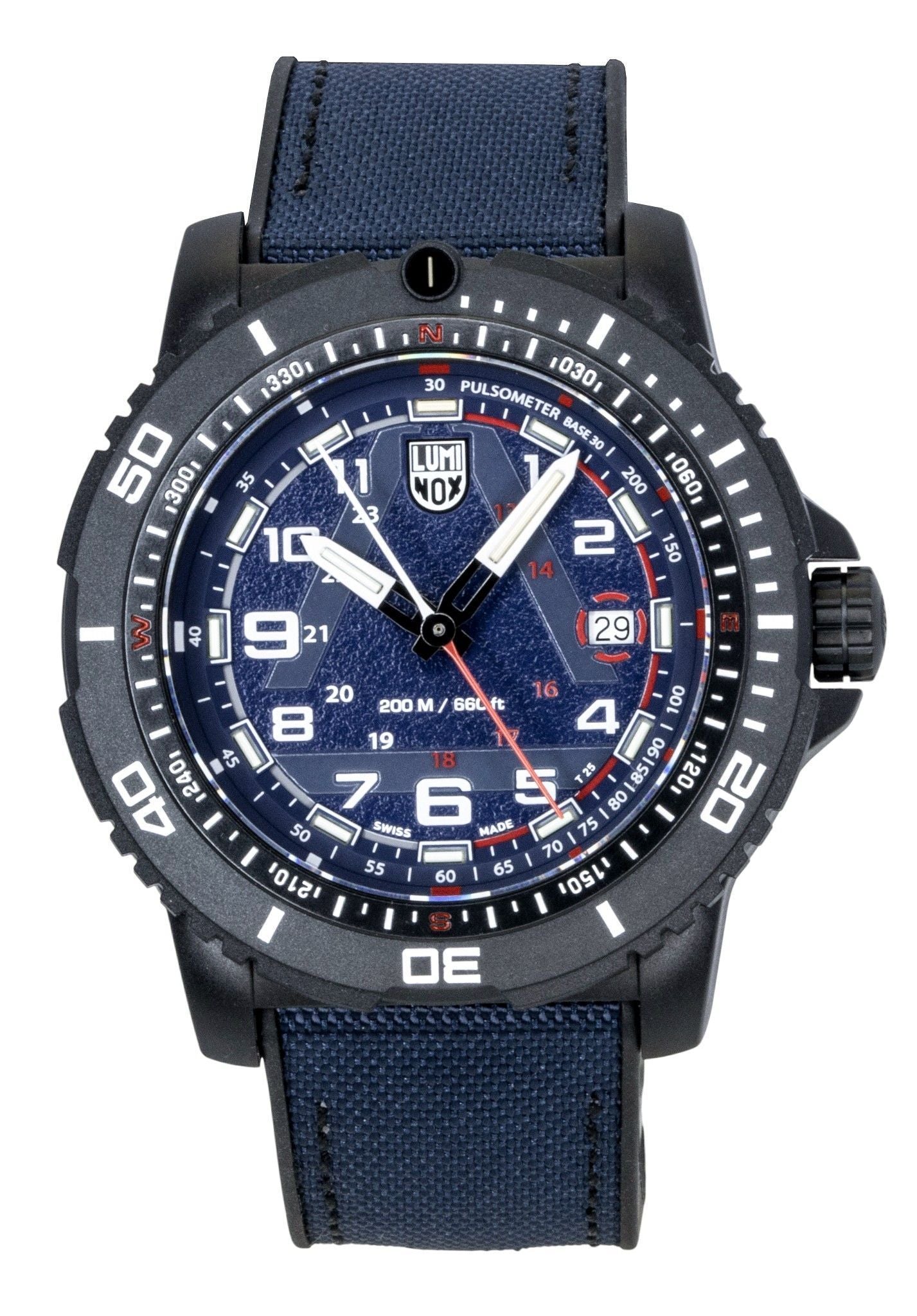 Luminox ICE-SAR Arctic Rubber Strap Blue Dial Quartz Diver's XL.1083 200M Men's Watch